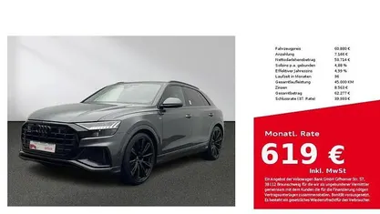 Grau Gebraucht 2022 Audi Q8 S-Line SUV | 60.880 € (Fairer Preis)