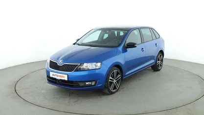 Gebraucht Skoda Rapid Emotion Plus 110 PS (80 kW) 2016 Blau Kleinwagen