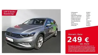 Second-hand VW Passat Alltrack 200 CP (147 kW) 2023 Argintiu Break