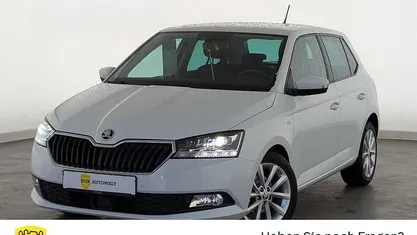Gebraucht Skoda Fabia Soleil 95 PS (69 kW) 2019 Moonweiss metallic Kleinwagen