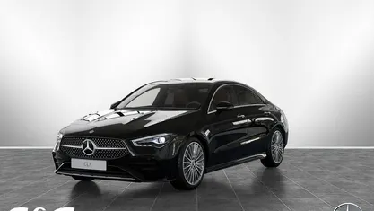 Metalliclack kosmosschwarz Gebraucht 2024 Mercedes CLA200 AMG Coupé | 36.490 € (Fairer Preis)