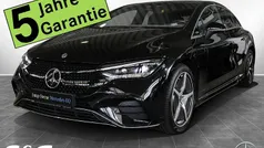 Metalliclack obsidianschwarz Gebraucht 2022 Mercedes EQE350 AMG Limousine | 49.970 € (Fairer Preis)