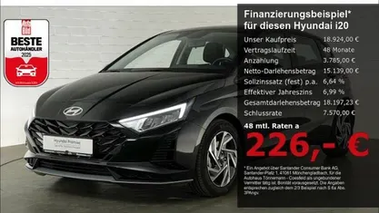 Phantom black Gebraucht 2025 Hyundai i20 Trend Kleinwagen | 18.924 € (Fairer Preis)