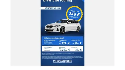 Weiß Neu 2025 BMW 318 Kombi | 34.879 € (Superpreis)