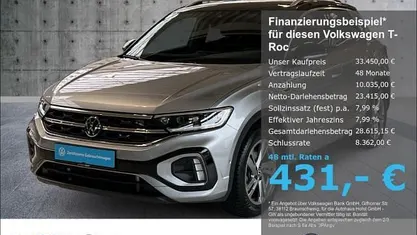 Gebraucht 2025 VW T-Roc R-line SUV | 32.410 € (Fairer Preis)