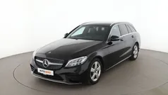 Schwarz Gebraucht 2018 Mercedes C220 AMG line Kombi | 26.070 € (Fairer Preis)