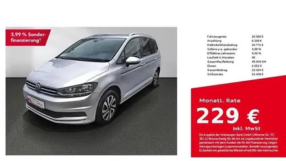 Gebraucht VW Touran Active 150 PS (110 kW) 2022 Reflexsilber Van / Kleinbus