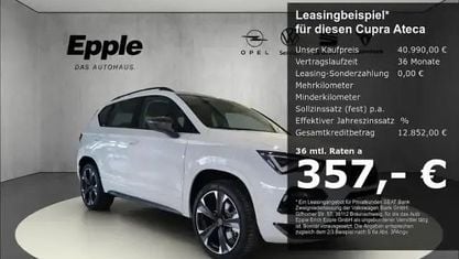 Ny Cupra Ateca 190 HK (139 kW) 2025 Hvid SUV