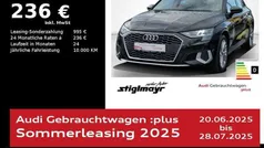 Mythosschwarz metallic Gebraucht 2024 Audi A3 Advanced Plus Limousine | 32.220 € (Fairer Preis)