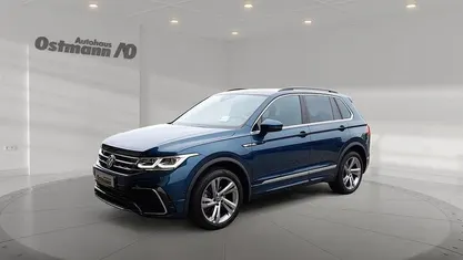 Blau Gebraucht 2021 VW Tiguan R-line SUV | 34.950 € (Fairer Preis)