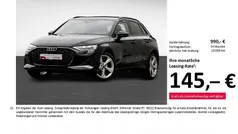 Schwarz Gebraucht 2024 Audi A3 Sportback Advanced Limousine | 31.265 € (Fairer Preis)