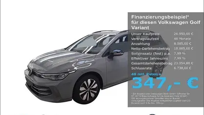 Gebraucht VW Golf VIII Goal 116 PS (85 kW) 2025 Grau Kombi