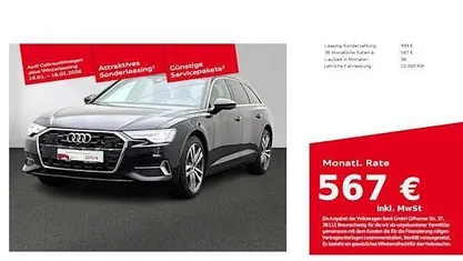 Gebraucht Audi A6 Sport 286 PS (210 kW) 2025 Mythosschwarz metallic Kombi