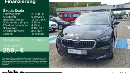 Gebraucht Skoda Scala Selection 116 PS (85 kW) 2025 Schwarz Kleinwagen