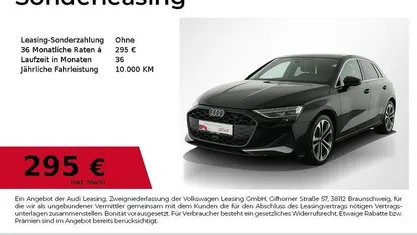 Mythosschwarz metallic Gebraucht 2024 Audi A3 Advanced Plus Limousine | 36.440 € (Fairer Preis)