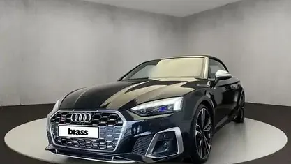 Mythosschwarz metallic verdeck schwarz Gebraucht 2023 Audi S5 Cabriolet Ambiente Cabrio | 49.600 € (Superpreis)