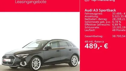 Gebraucht Audi A3 Advanced Plus 150 PS (110 kW) 2023 Limousine