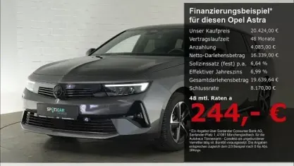 Gebraucht Opel Astra 131 PS (96 kW) 2024 Grau Kleinwagen