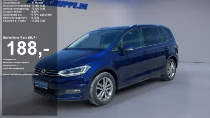 Gebraucht VW Touran Comfortline 116 PS (85 kW) 2018 Blau met Van / Kleinbus