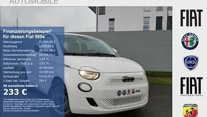 Gruen Gebraucht 2022 Fiat 500e Icon Limousine | 21.990 €
