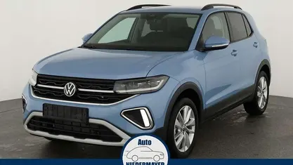 Clear blue metallic Neu 2025 VW T-Cross Life SUV | 25.995 € (Fairer Preis)