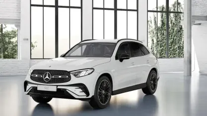 Gebraucht Mercedes GLC400d AMG 252 PS (185 kW) 2023 Polarweiß uni SUV