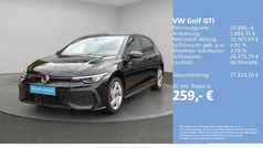 Schwarz Gebraucht 2024 VW Golf VIII GTI Limousine | 33.890 € (Superpreis)