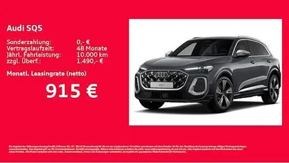 Neu Audi SQ5 Ambiente 367 PS (269 kW) 2026 Grau SUV