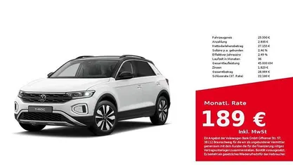Pure white Gebraucht 2025 VW T-Roc Goal SUV | 29.990 € (Fairer Preis)