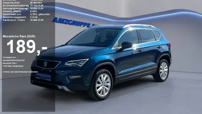 Gebraucht Seat Ateca Style 150 PS (110 kW) 2020 Blau met SUV