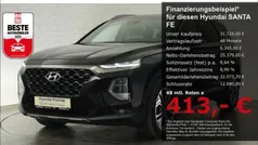 Schwarz Gebraucht 2020 Hyundai Santa Fe Premium SUV | 31.724 € (Fairer Preis)