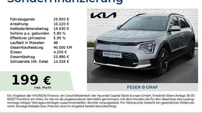Stahlgrau Gebraucht 2024 Kia Niro Inspiration SUV | 29.850 € (Guter Preis)