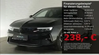 Używany Opel Astra GS Line 181 KM (133 kW) 2022 Czarny Hatchback