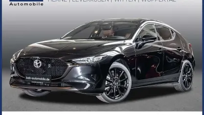 Neu Mazda 3 Nagisa 186 PS (136 kW) 2026 Jet black Limousine