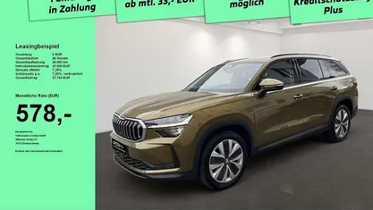 Bronx gold metallic Gebraucht 2024 Skoda Kodiaq Selection SUV | 42.850 € (Superpreis)