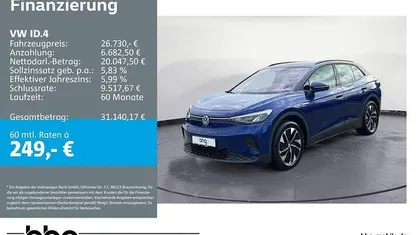 Gebraucht VW ID.4 Pro 150 kW (204 PS) 2023 Blau SUV