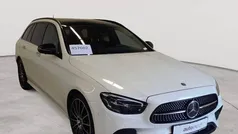 Designo diamantweiß bright metallic Gebraucht 2022 Mercedes E400 AMG line Kombi | 43.490 € (Fairer Preis)