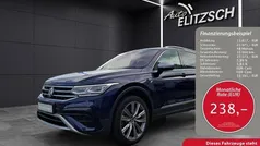 Atlantic blue metallic Gebraucht 2022 VW Tiguan Allspace Elegance SUV | 39.390 € (Fairer Preis)