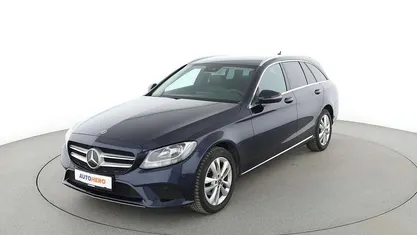 Gebraucht Mercedes C220 Avantgarde 194 PS (142 kW) 2019 Blau Kombi