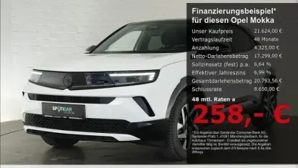 Gebraucht Opel Mokka 131 PS (96 kW) 2025 Weiss SUV