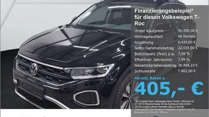 Gebraucht 2025 VW T-Roc Goal SUV | 31.450 € (Fairer Preis)