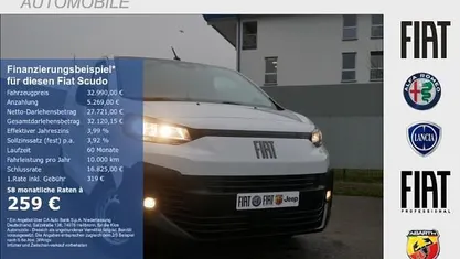 Neu Fiat Scudo Comfort 150 PS (110 kW) 2026 Gelato weiß Van