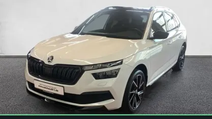 Gebraucht Skoda Kamiq Monte Carlo 150 PS (110 kW) 2023 Moonweiss metallic (weiß) SUV