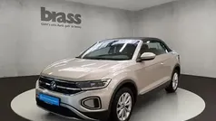 Ivory silver metallic/schwarz Gebraucht 2023 VW T-Roc Cabriolet Style Cabrio | 29.900 € (Fairer Preis)