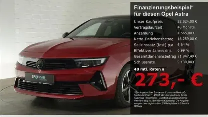 Gebraucht Opel Astra 145 PS (106 kW) 2024 Rot Kleinwagen
