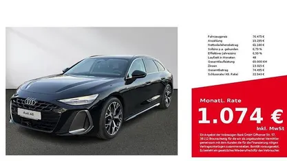Neu Audi A6 Sport 204 PS (150 kW) 2025 Mythosschwarz Kombi