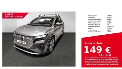 Taifungrau metallic Gebraucht 2022 Audi Q4 Sportback e-tron Advanced SUV | 29.880 € (Fairer Preis)