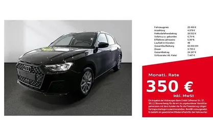 Mythosschwarz Gebraucht 2025 Audi A1 Sportback Kleinwagen | 25.490 € (Fairer Preis)