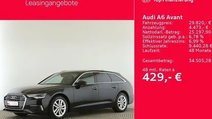 Schwarz Gebraucht 2022 Audi A6 Design Kombi | 30.649 € (Fairer Preis)