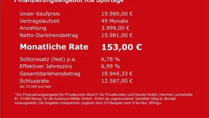 Gebraucht Kia Sportage 177 PS (130 kW) 2021 1k) black pearl (schwarz SUV